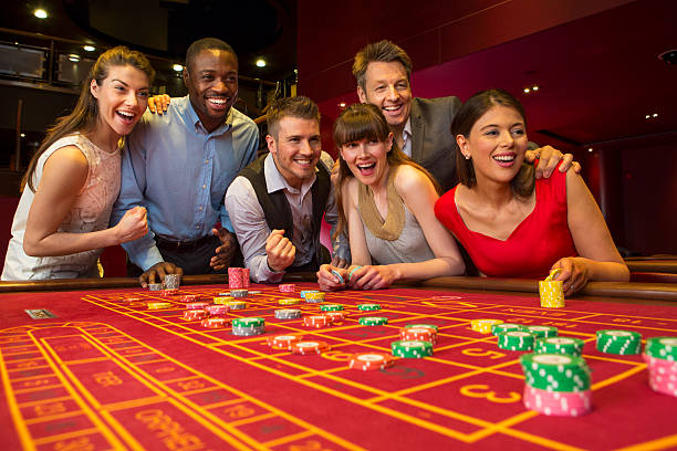 Live dealer studio environment with professional lighting